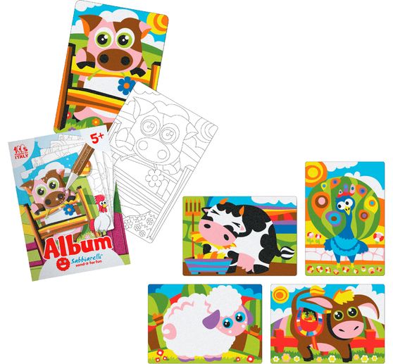Album Sabbiarelli Sand-it for Fun « Farm animals »