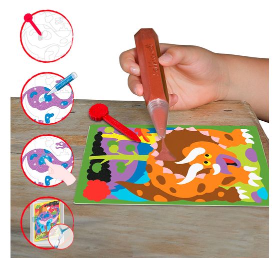 Album Sabbiarelli Sand-it for Fun « Dinosaures »