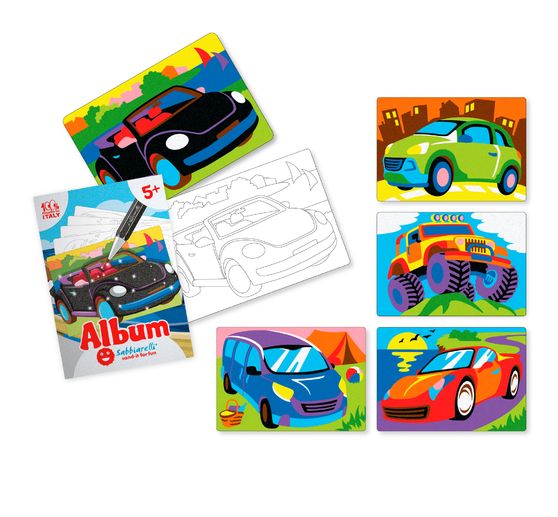 Album Sabbiarelli Sand-it for Fun «Cars »