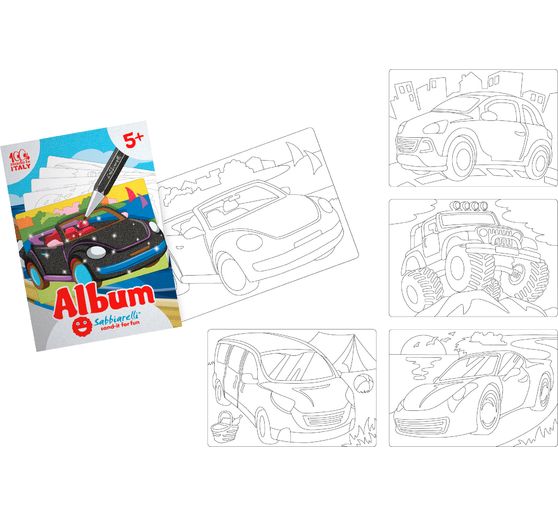 Album Sabbiarelli Sand-it for Fun «Cars »