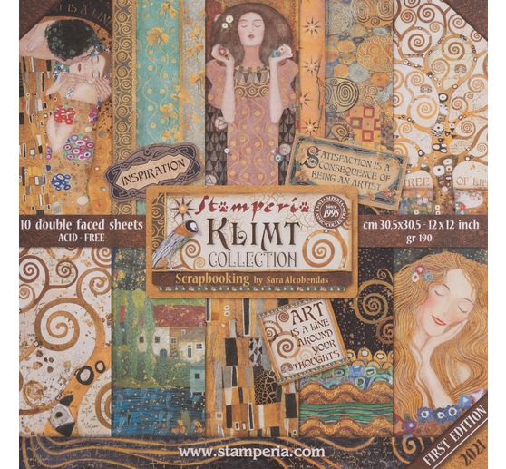 Bloc de papier scrapbooking « Klimt »