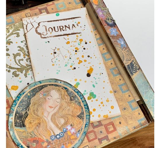 Bloc de papier scrapbooking « Klimt Backgrounds »