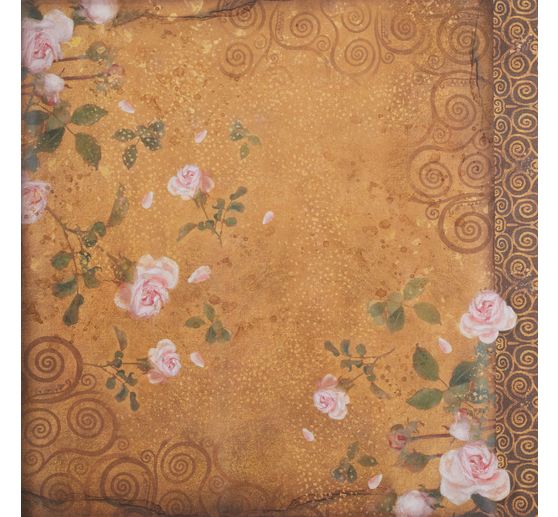 Bloc de papier scrapbooking « Klimt Backgrounds »