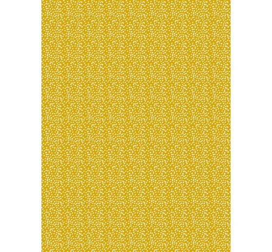 Papier Décopatch « Flying Dots jaune safran »
