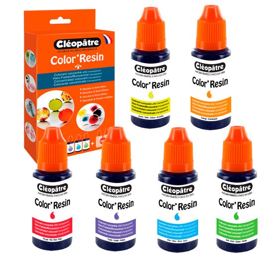 Kit complet COLOR'RESIN, 6 couleurs