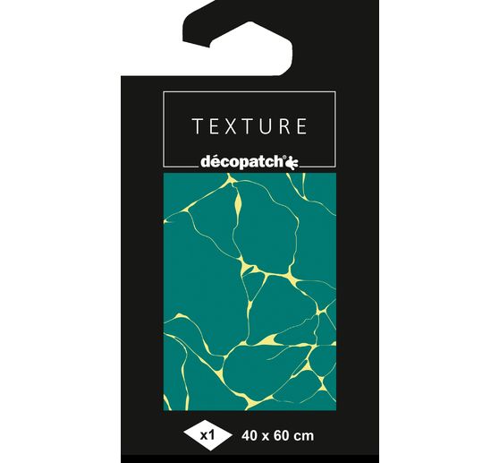 Papier Décopatch hot foil « Kintsugi turquoise »