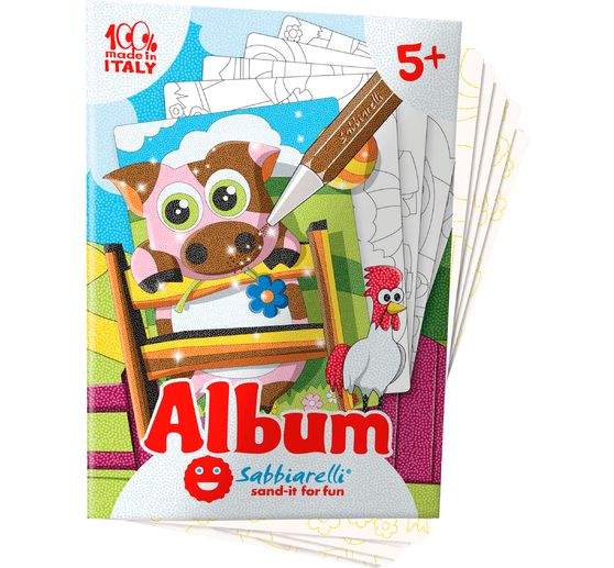 Album Sabbiarelli Sand-it for Fun « Farm animals »