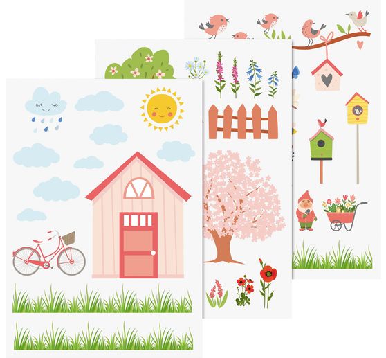 Stickers de fenêtre « Jardin »
