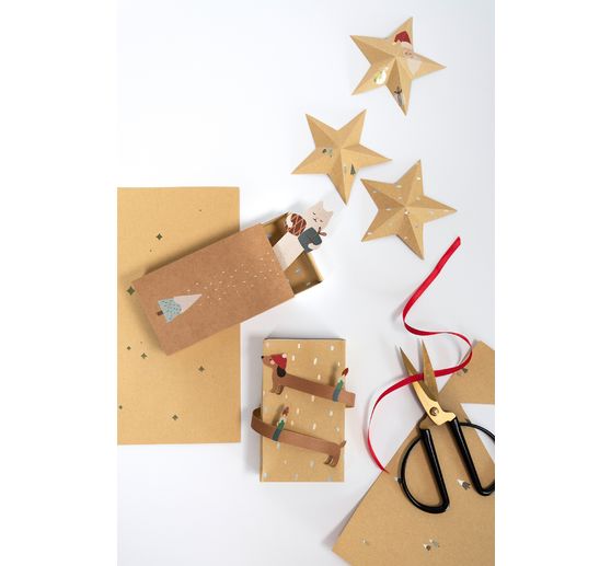 Motif block "Kraft paper Xmas"