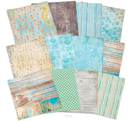 Papier scrapbooking « Underwater Love »