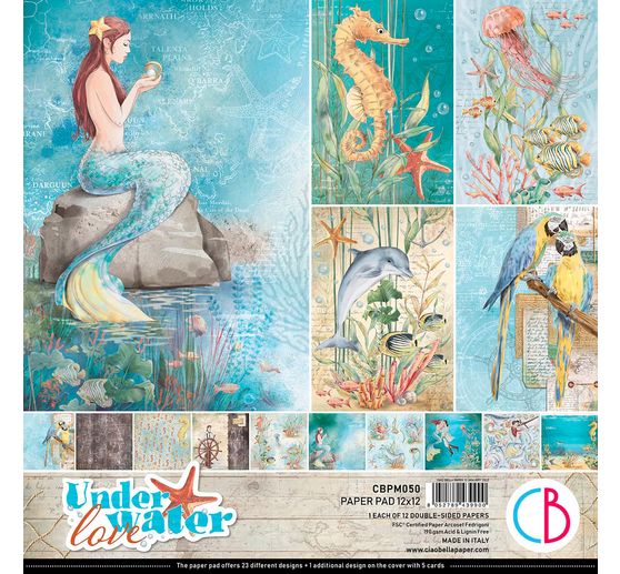 Scrapbook paper "Underwater Love"