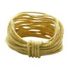 Cordelette en laine « Glimmer », 5 m Or avec fil doré