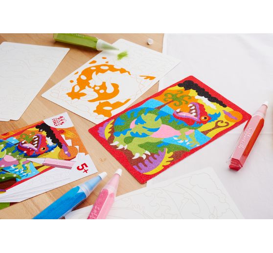 Album Sabbiarelli Sand-it for Fun « Dinosaures »