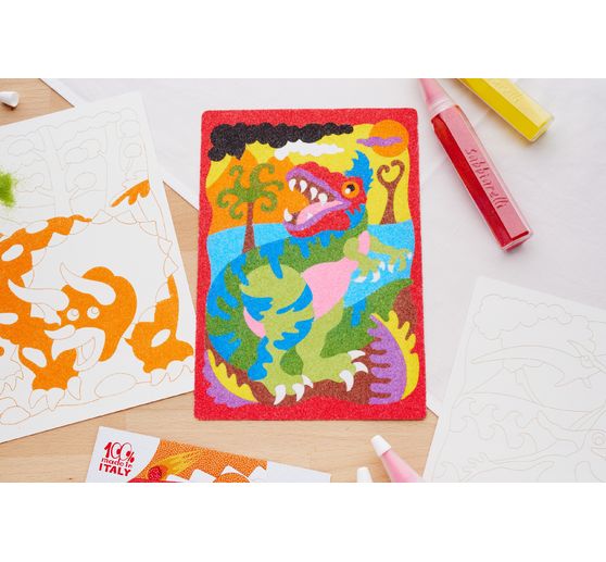 Album Sabbiarelli Sand-it for Fun « Dinosaures »