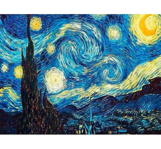 Peinture au num ro Van Gogh La nuit toil e VBS Hobby
