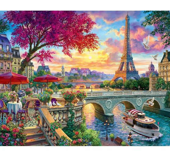 Peinture au numéro « Dîner sur la Seine »
