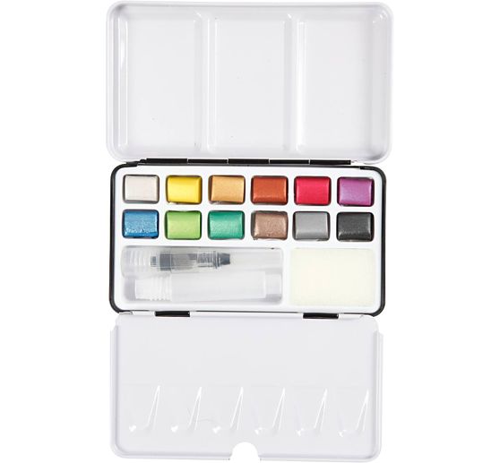 Coffret peinture aquarelle « Metallic »