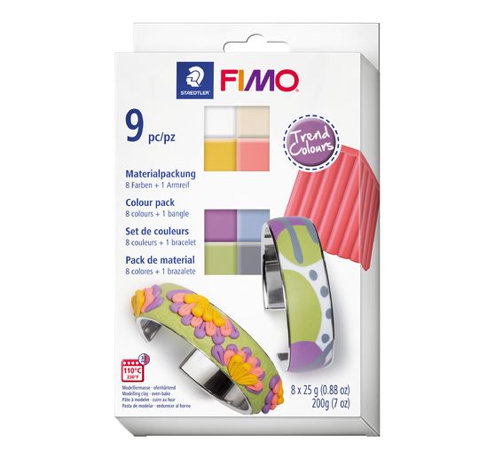 FIMO Creative Set "Bangle", Trend Colours