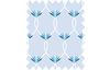 Tissu coton au mètre « Most Beautiful » Floretta bleu clair