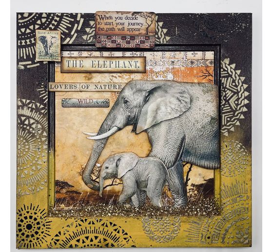 Scrapbook block "Savana"