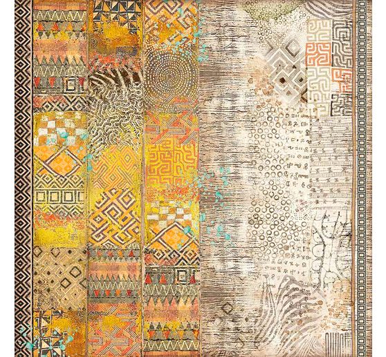 Scrapbook block "Savana"
