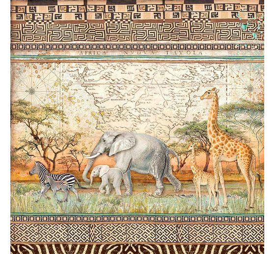 Scrapbook block "Savana"