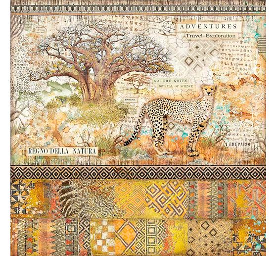 Scrapbook block "Savana"