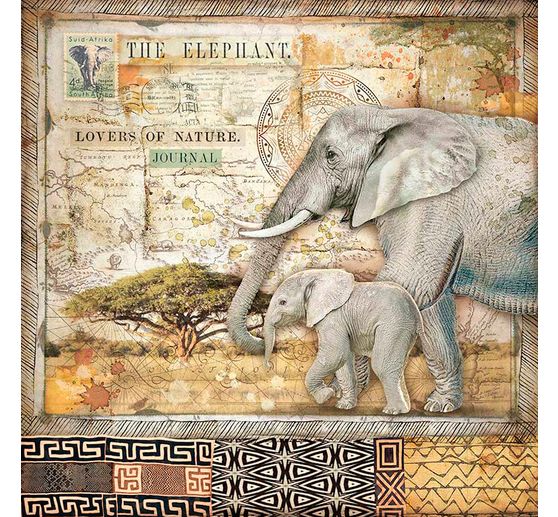 Scrapbook block "Savana"