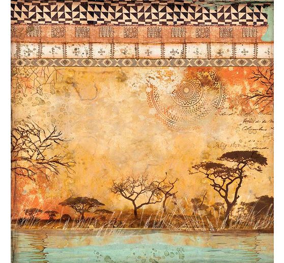 Scrapbook block "Savana"