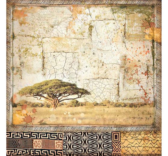 Bloc de papier scrapbooking « Savana »