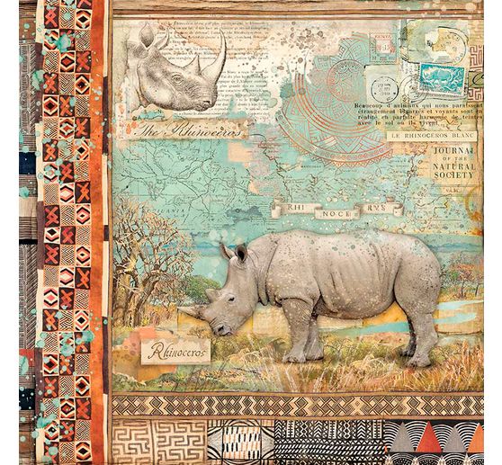 Scrapbook block "Savana"