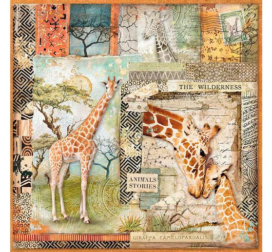 Scrapbook block "Savana"