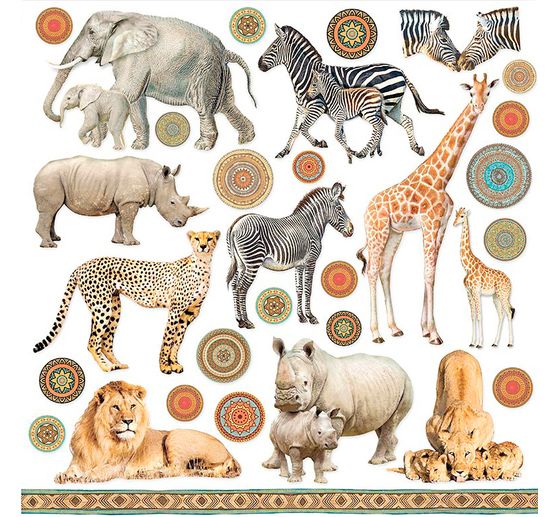 Scrapbook block "Savana"