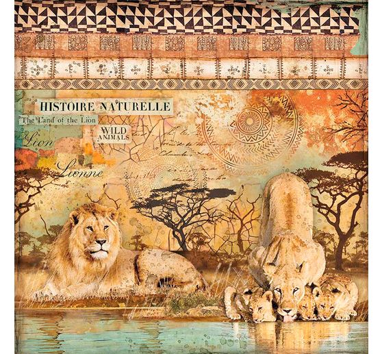 Scrapbook block "Savana"