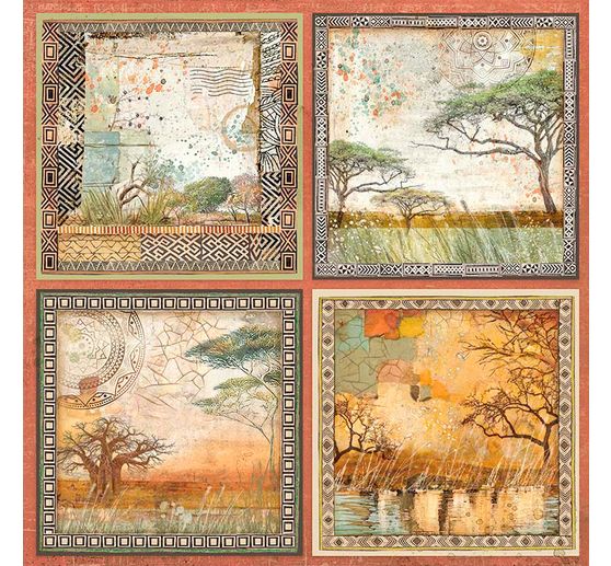 Scrapbook block "Savana"