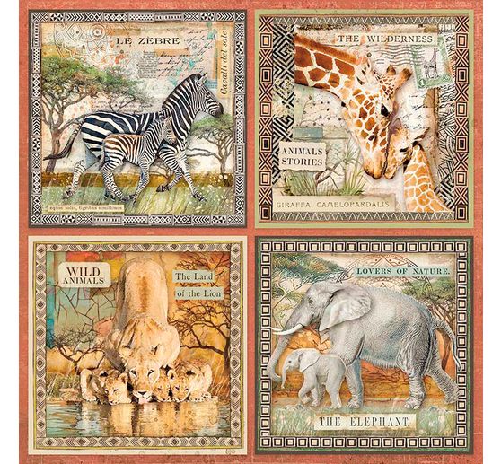 Scrapbook block "Savana"