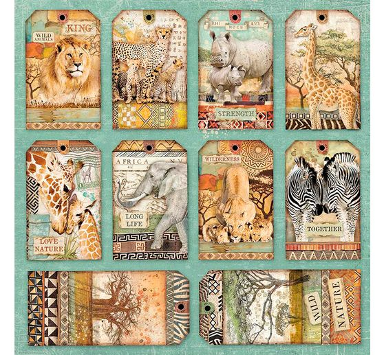 Scrapbook block "Savana"