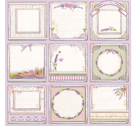 Bloc de papier scrapbooking « Provence »