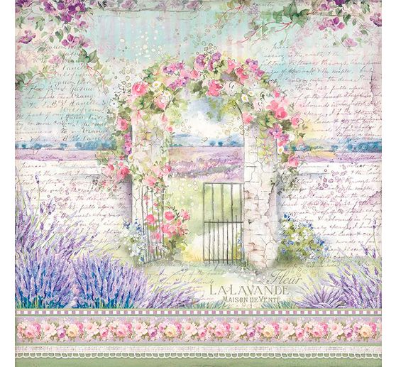 Bloc de papier scrapbooking « Provence »