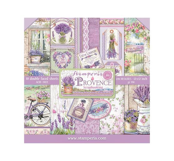 Bloc de papier scrapbooking « Provence »