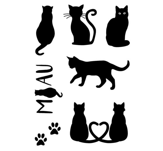 Tampons Clear Stamps « Chats »