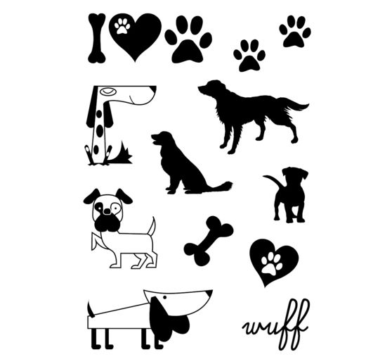 Tampons Clear Stamps « Chiens »