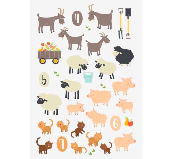 Stickers de fenêtre « Ferme »