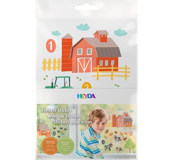 Stickers de fenêtre « Ferme »
