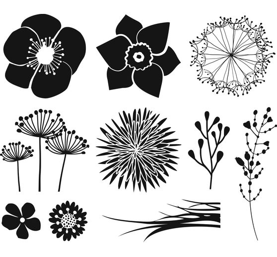 Stamp set "Flowers"
