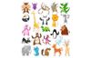 Glitter sticker "Animals"