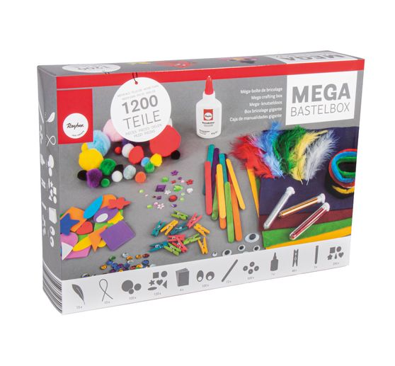 XXL-Mega boîte de bricolage, env. 1200 pc.