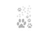 Stencil "Paw print"