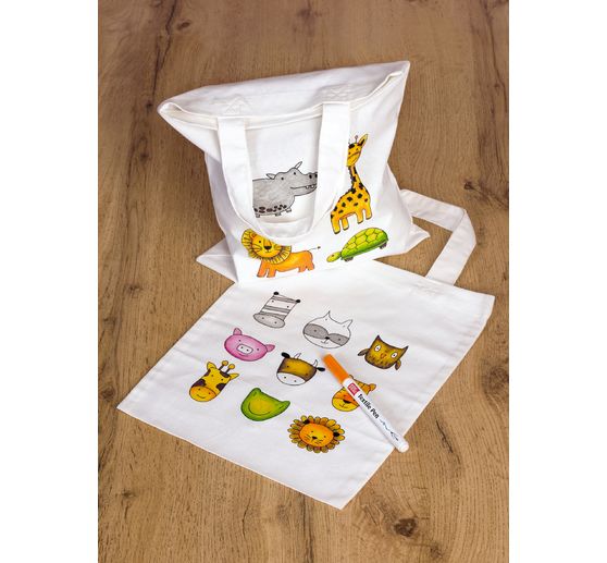 Kit de bricolage sacs pour enfants « Animals & Zoo »