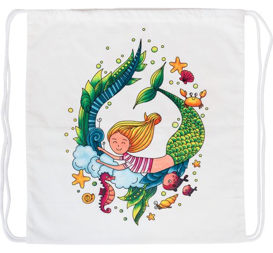 Set créatif sac à dos et trousse « Mermaid » 